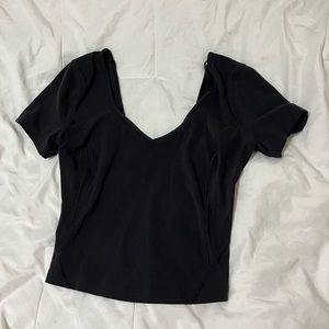 Black Lululemon align tee